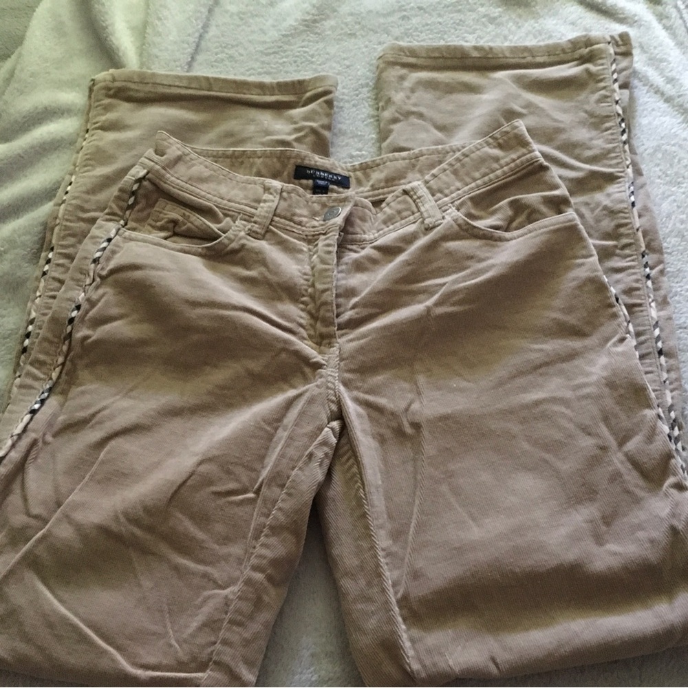 Burberry Corduroy Jeans in Light Khaki